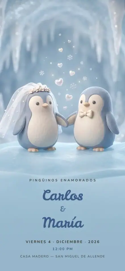 Pingüinos Enamorados