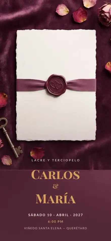 Lacre y Terciopelo
