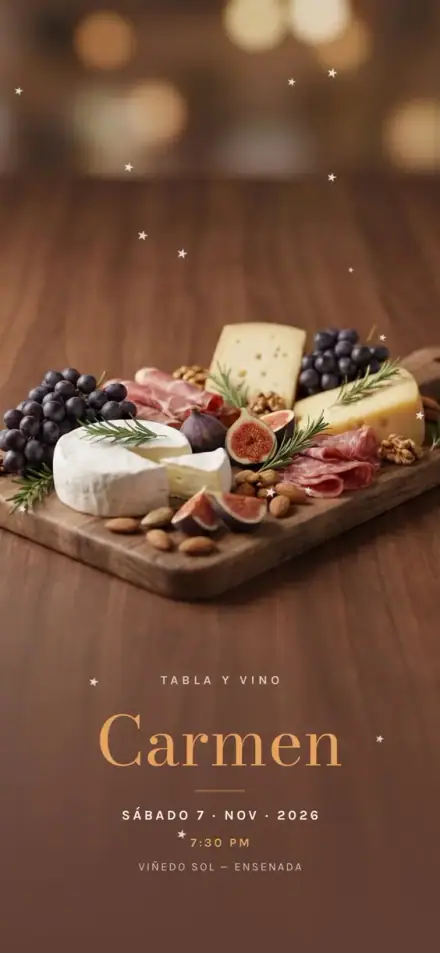 Tabla y Vino