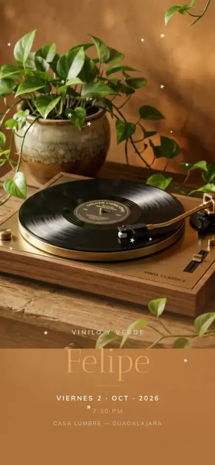 Vinilo y Verde
