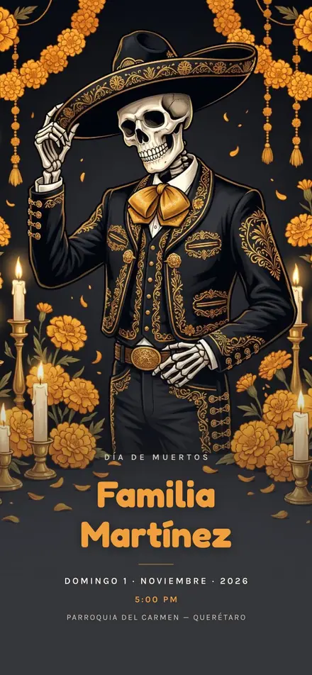 Cena de Día de Muertos