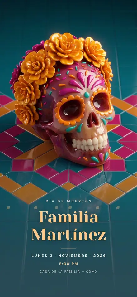 Día de Muertos en familia