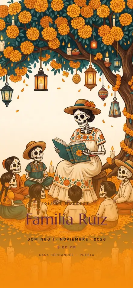 Tradición de Día de Muertos
