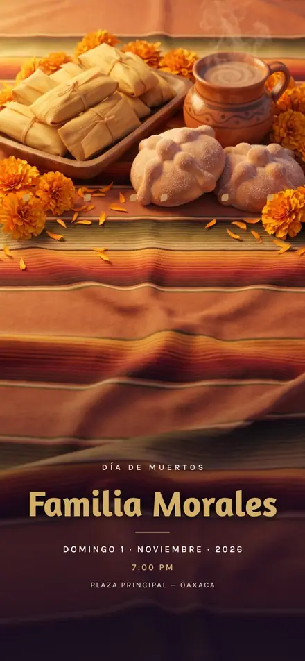Noche de pan y cempasúchil