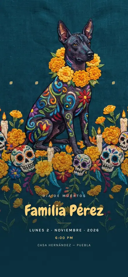 Convivencia de Día de Muertos