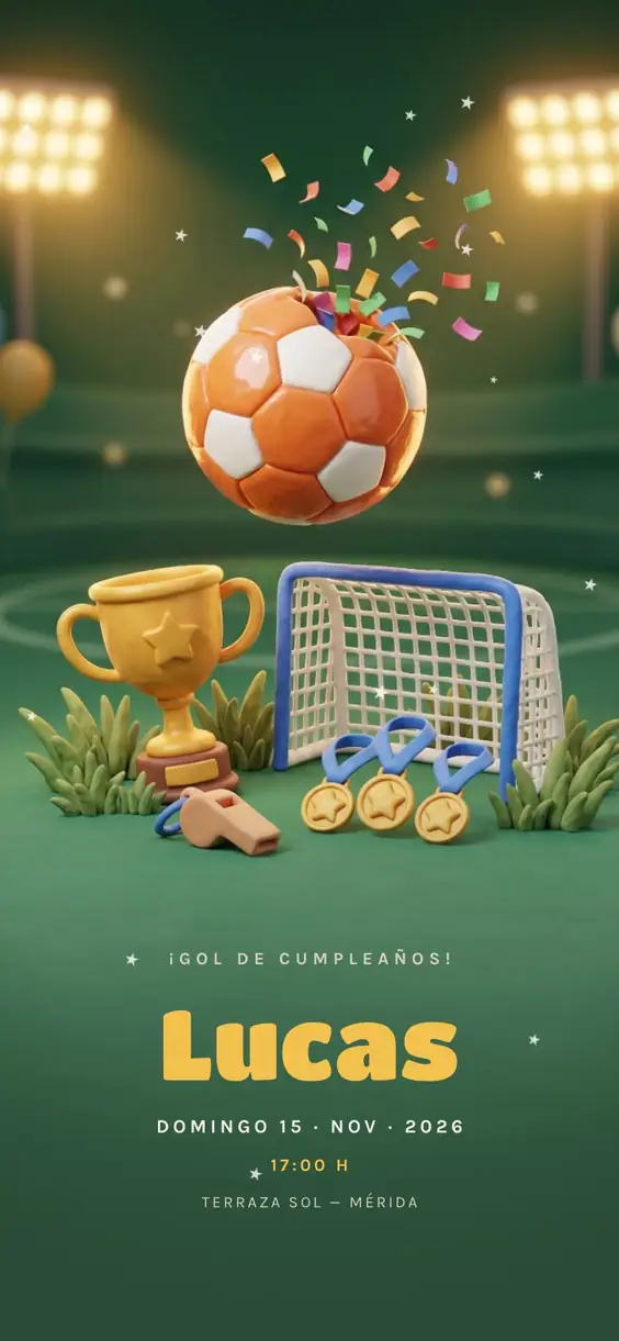 ¡Gol de Cumpleaños!